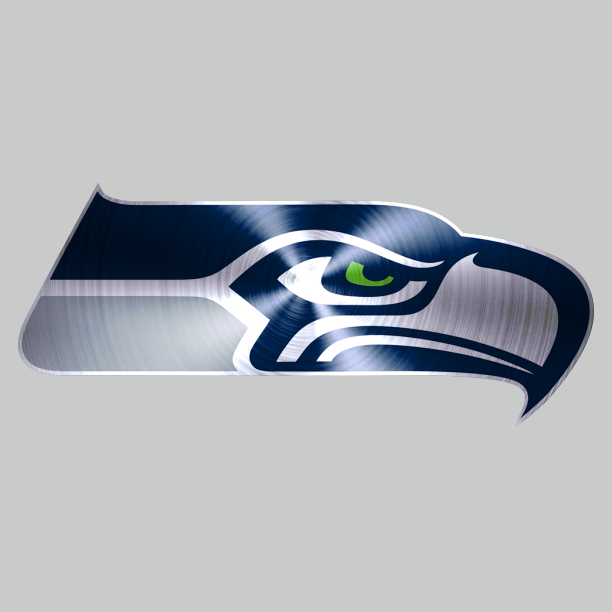 Seattle Seahawks Stainless steel logo vinyl decal